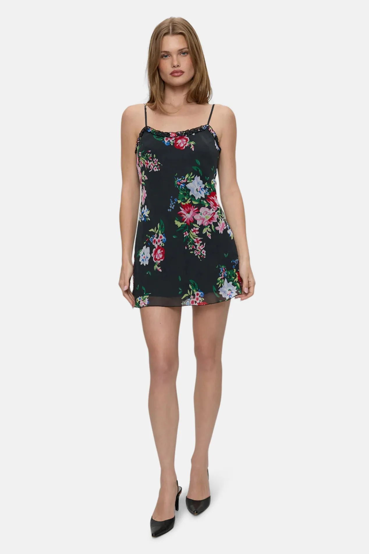 Josie Floral Mini Dress Bouquet sold by Blue & Cream product image thumbnail 5