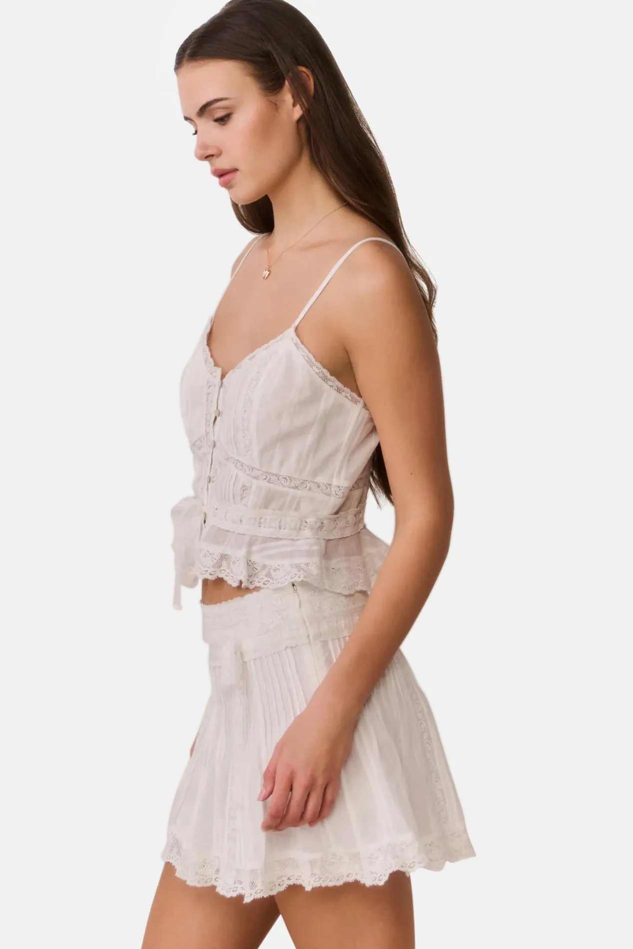 Avra Cotton Victorian Top White sold by Blue & Cream product image thumbnail 4