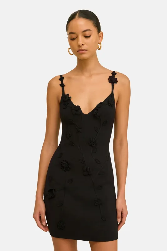Flora Knit Dress Black made by Cult Gaia