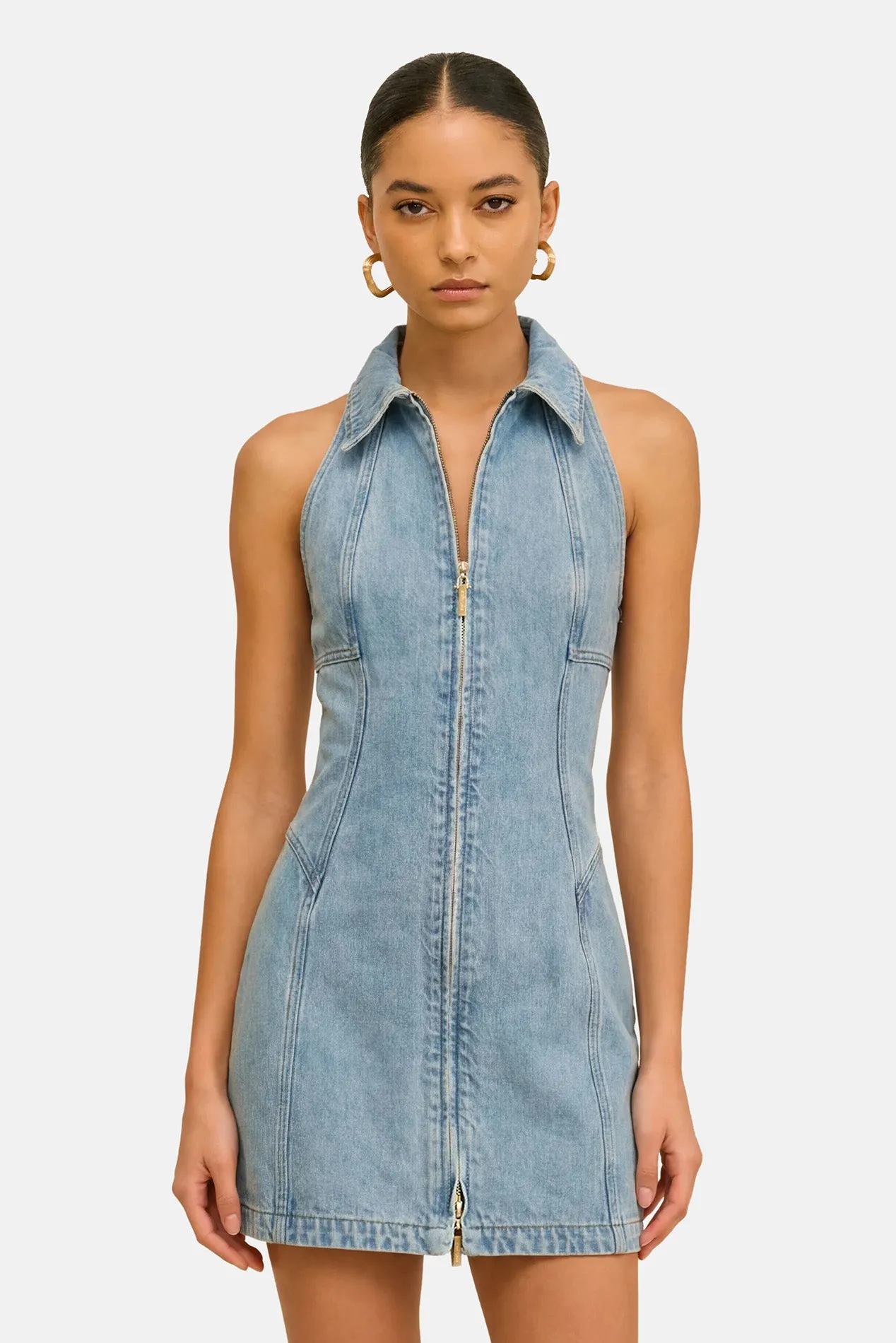 Charo Denim Dress Vintage Blue sold by Blue & Cream