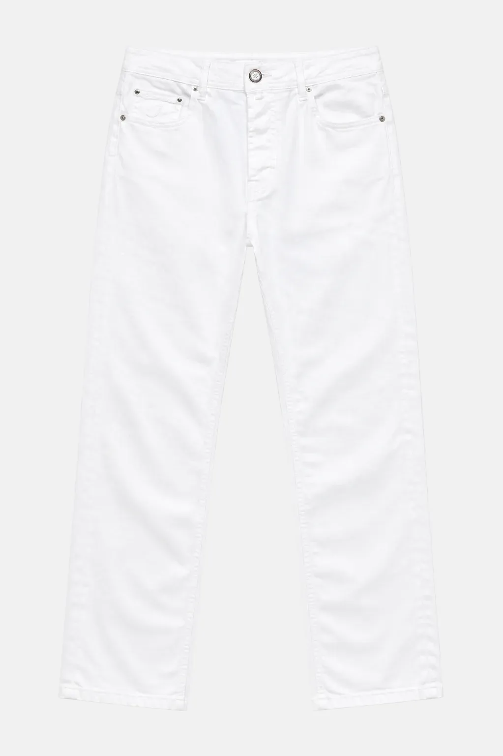 Bard Linen/Cotton Pant White sold by Blue & Cream