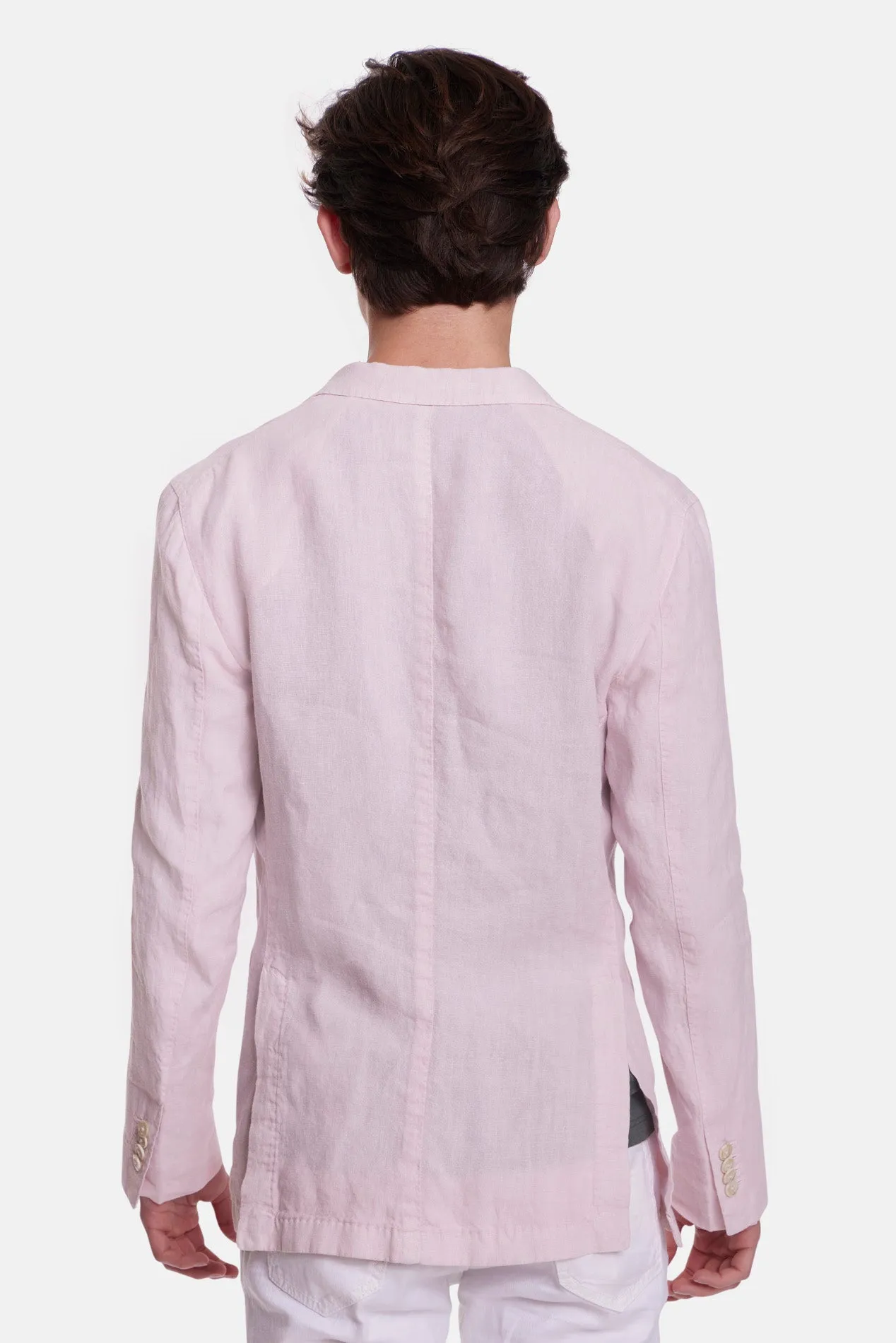 K Jacket In Linen Pink sold by Blue & Cream product image thumbnail 3