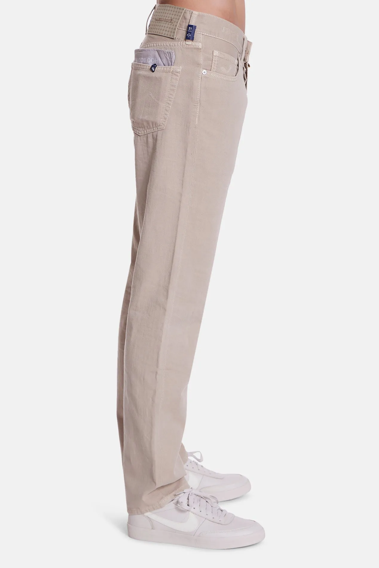 Edo Straight Fit Pant Taupe sold by Blue & Cream product image thumbnail 3
