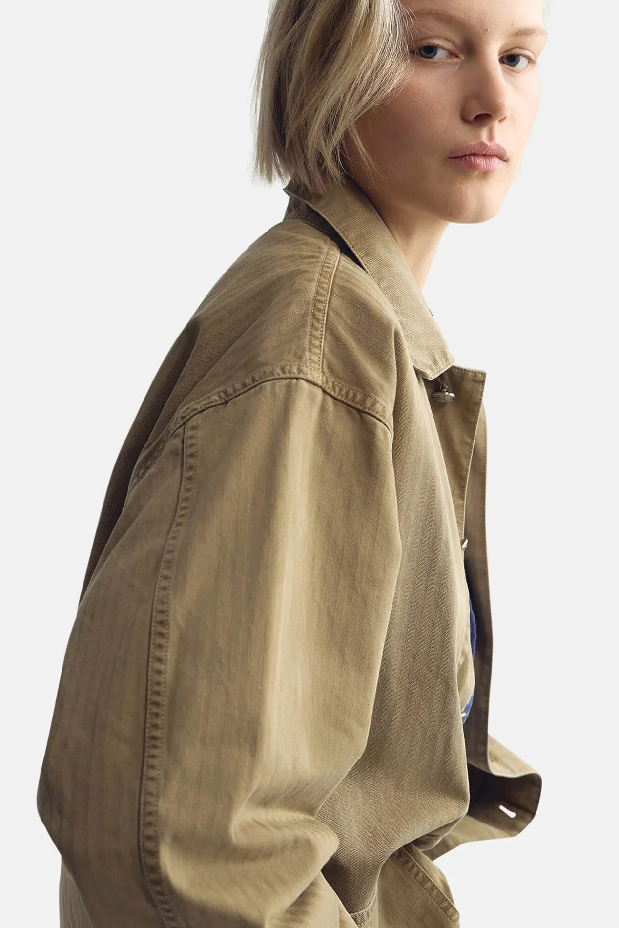 Franklin Jacket French Khaki sold by Blue & Cream product image thumbnail 5