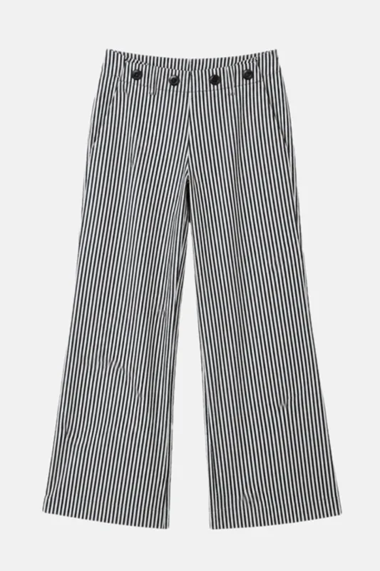 Indigo Stripe French/Sailors Pant made by freecity