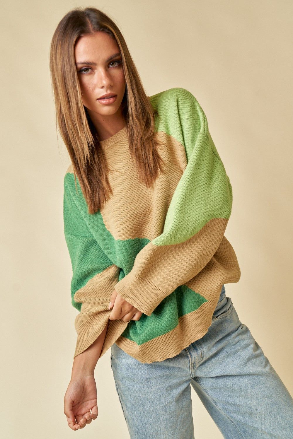 IBT28809_GREEN MULTI sold by Blue Blush product image thumbnail 2