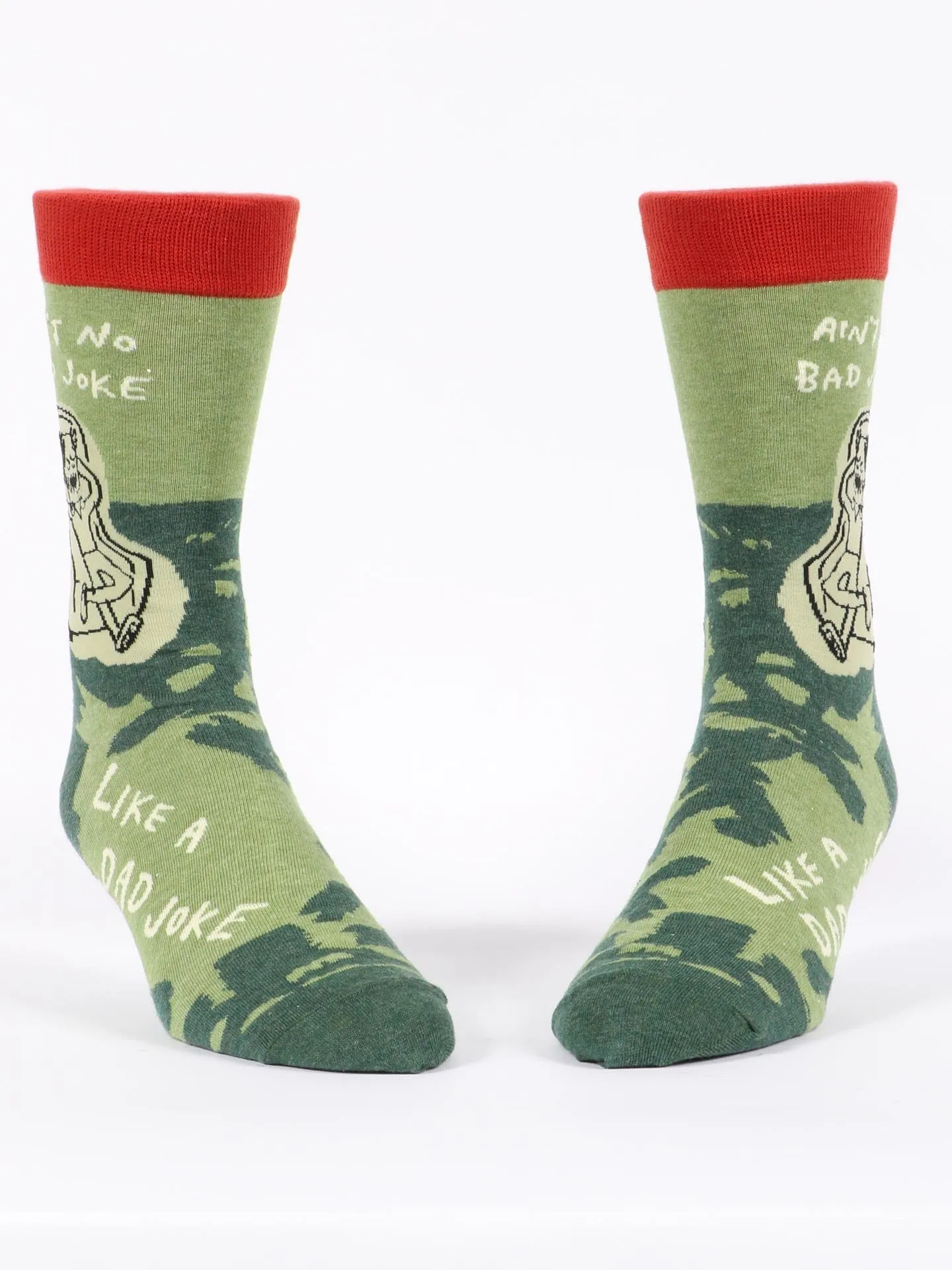 Ain't No Bad Joke Like A Dad Joke M-Crew Socks sold by Blue Q product image thumbnail 2
