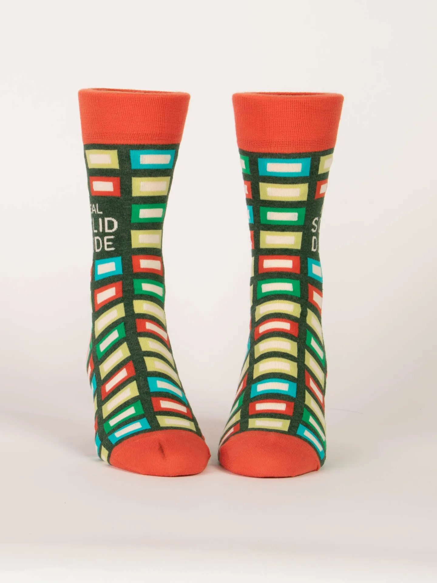 Real Solid Dude M-Crew Socks sold by Blue Q product image thumbnail 2