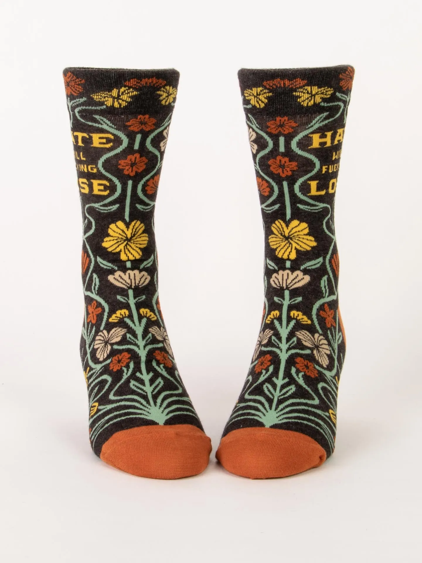 Hate Will Fucking Lose M-Crew Socks sold by Blue Q product image thumbnail 2