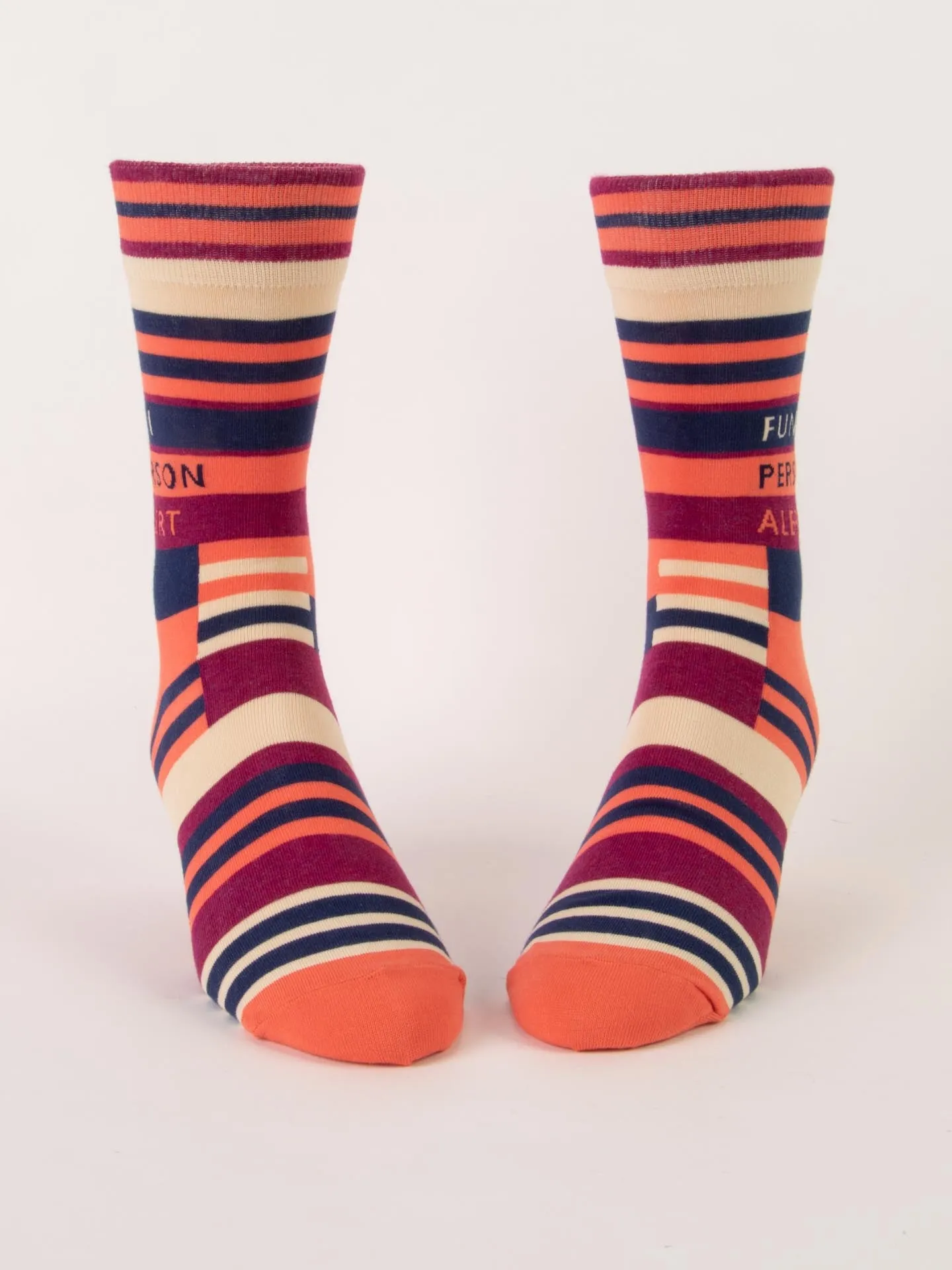 Fun Person Alert M-Crew Socks sold by Blue Q product image thumbnail 2