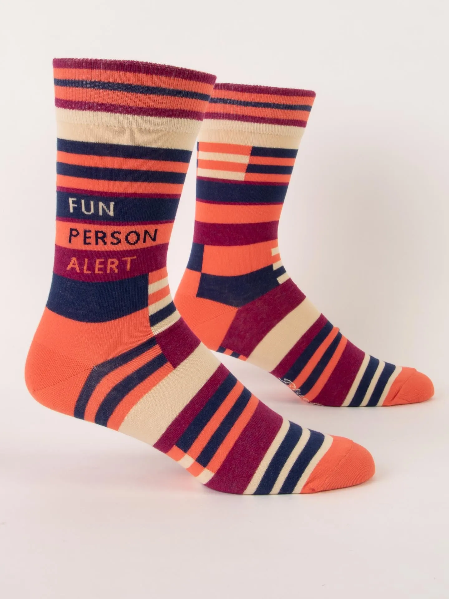 Fun Person Alert M-Crew Socks sold by Blue Q