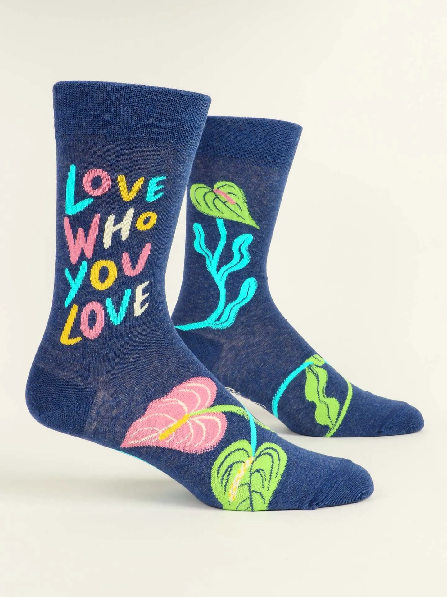 Love Who You Love M-Crew Socks sold by Blue Q