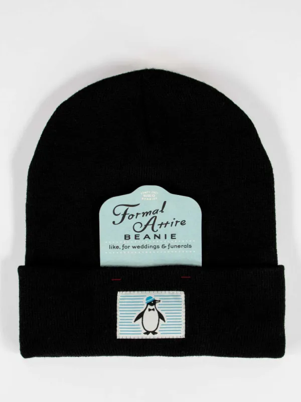 Formal Attire Beanie. Like, For Weddings And Funerals. sold by Blue Q
