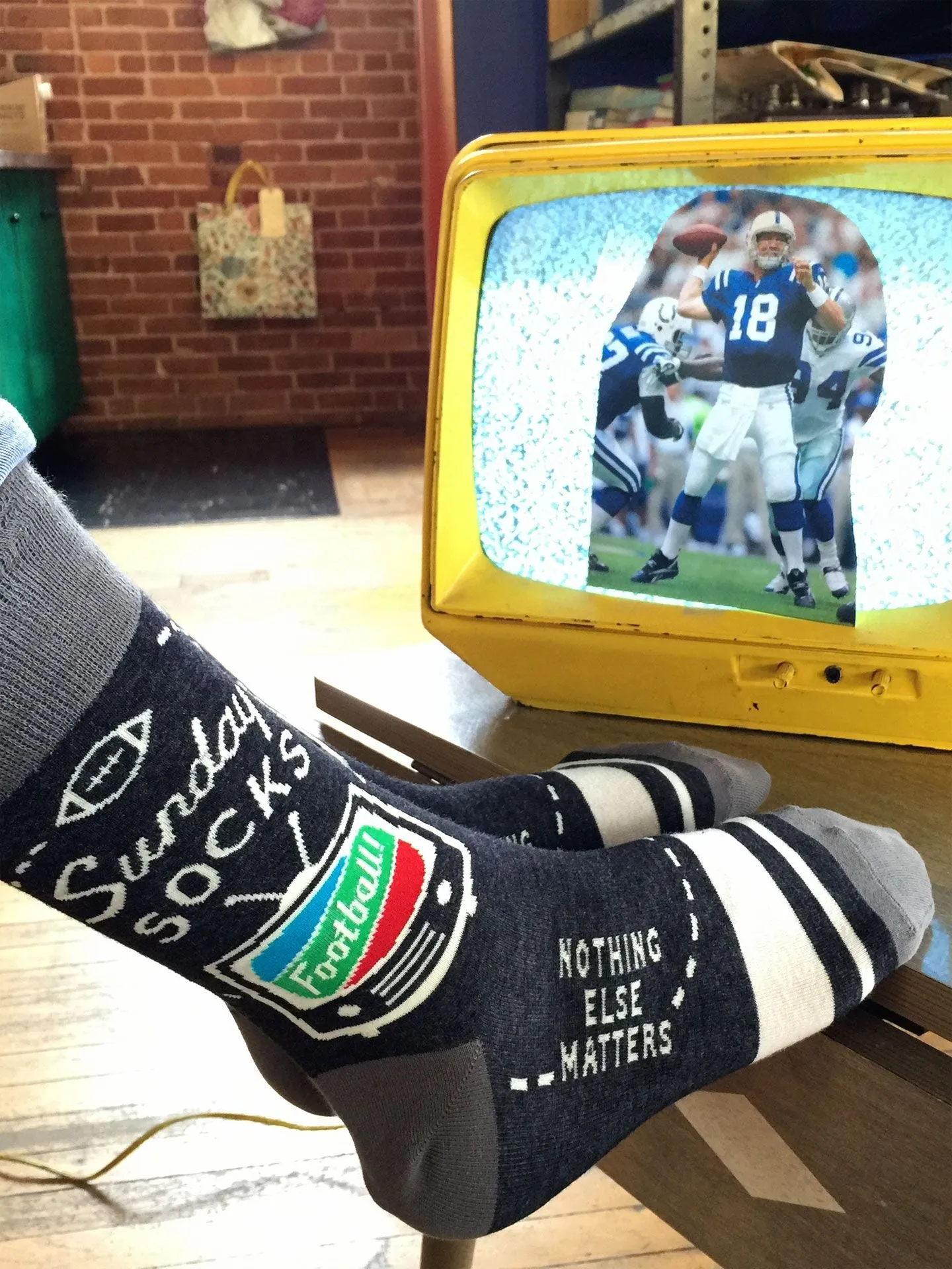 Sunday M-Crew Socks sold by Blue Q product image thumbnail 3