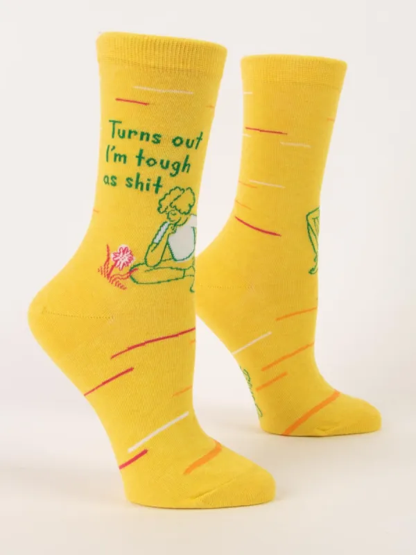 Turns Out I'm Tough As Shit W-Crew Socks sold by Blue Q