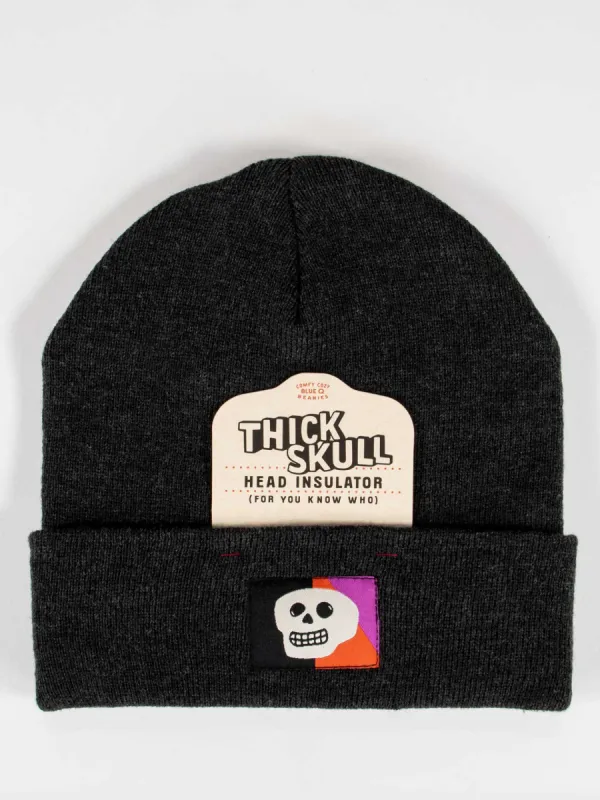 Thick Skull Head Insulator Beanie (For You Know Who) sold by Blue Q