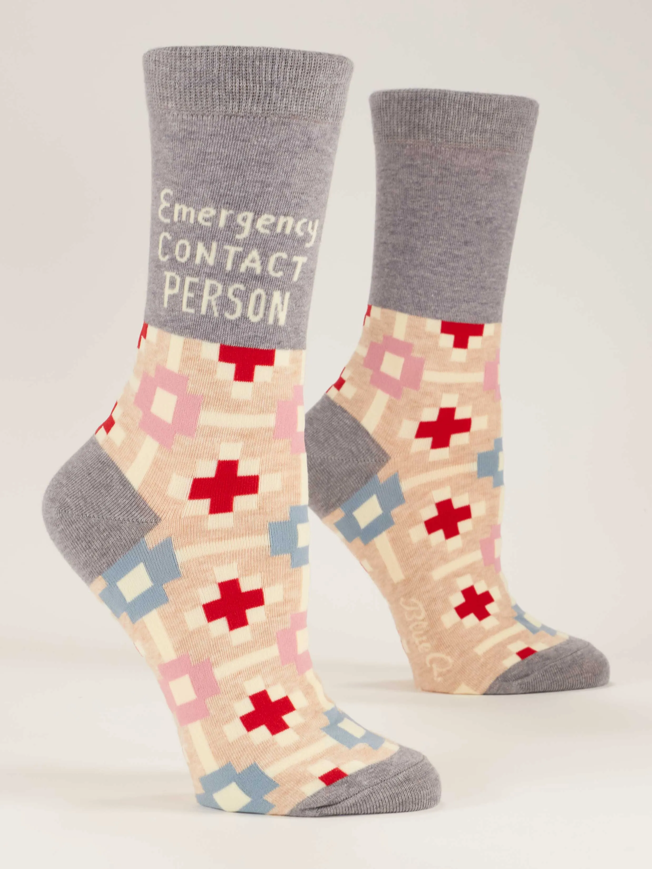 Emergency Contact Person W-Crew Socks sold by Blue Q