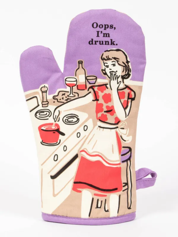 Oops, I'm Drunk Oven Mitt sold by Blue Q