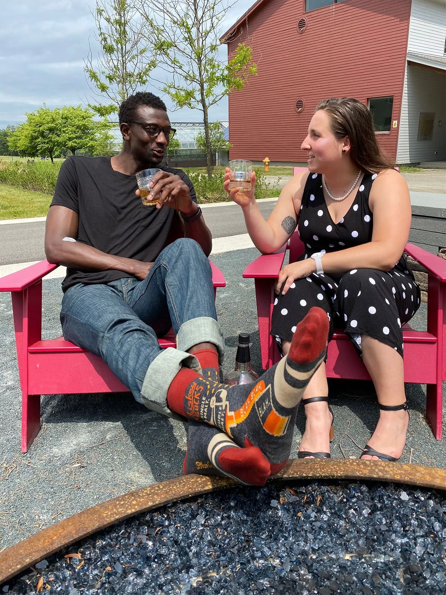 Whiskey M-Crew Socks sold by Blue Q product image thumbnail 3