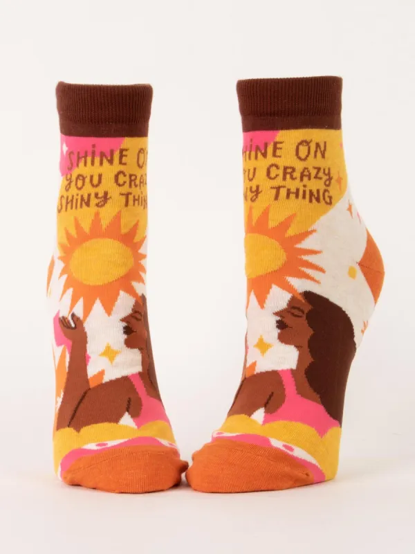Shine On You Crazy Shiny Thing W-Ankle Socks sold by Blue Q