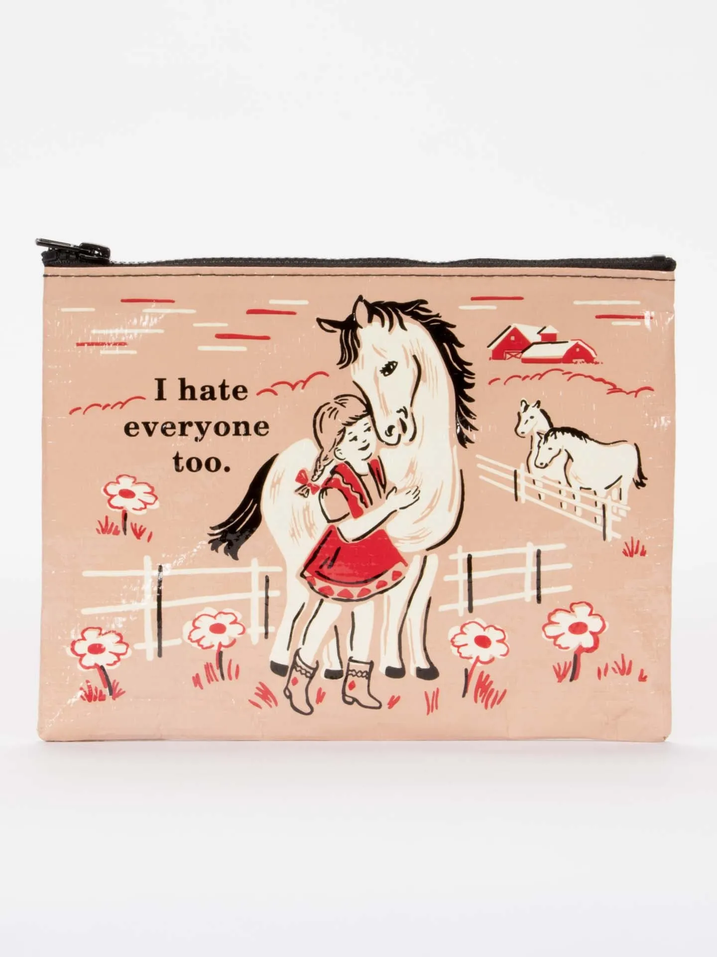 I Hate Everyone Too Zipper Pouch sold by Blue Q