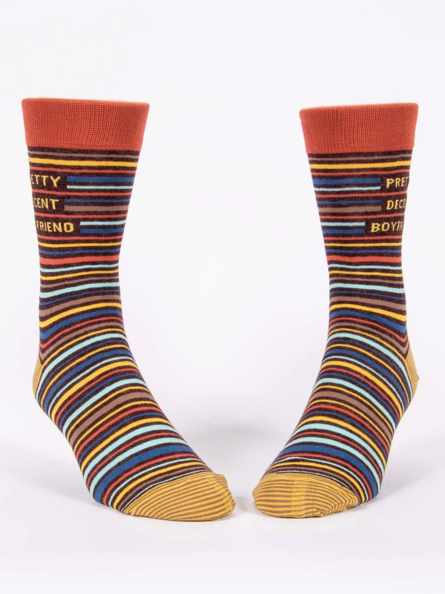 Pretty Decent Boyfriend M-Crew Socks sold by Blue Q product image thumbnail 2