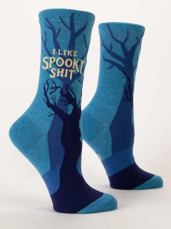 I Like Spooky Shit W-Crew Socks sold by Blue Q