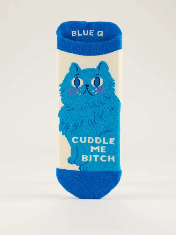 Cuddle Me Bitch Sneaker Socks sold by Blue Q