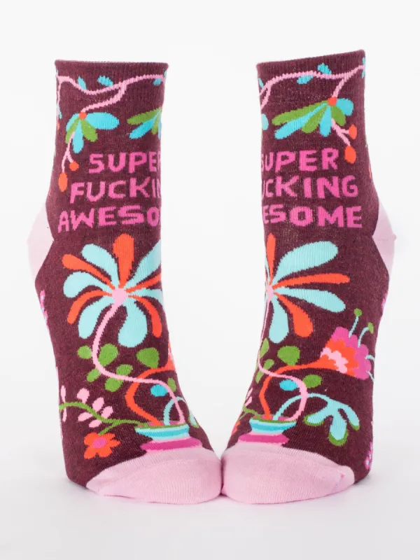 Super Fucking Awesome W-Ankle Socks sold by Blue Q