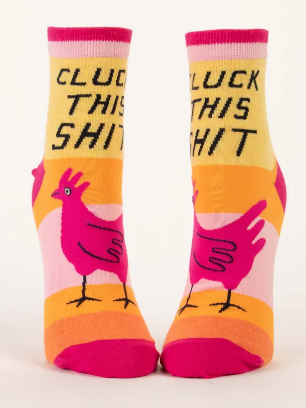 Cluck This Shit W-Ankle Socks sold by Blue Q