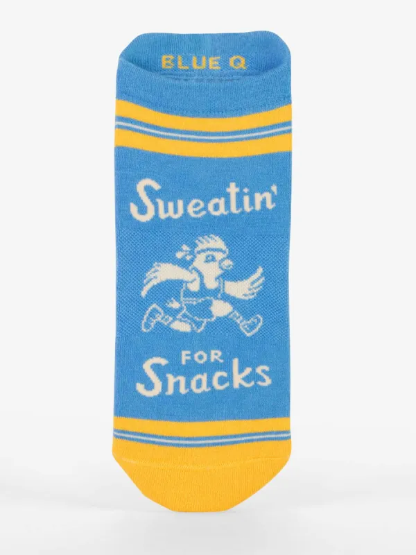 Sweatin' For Snacks Sneaker Socks sold by Blue Q