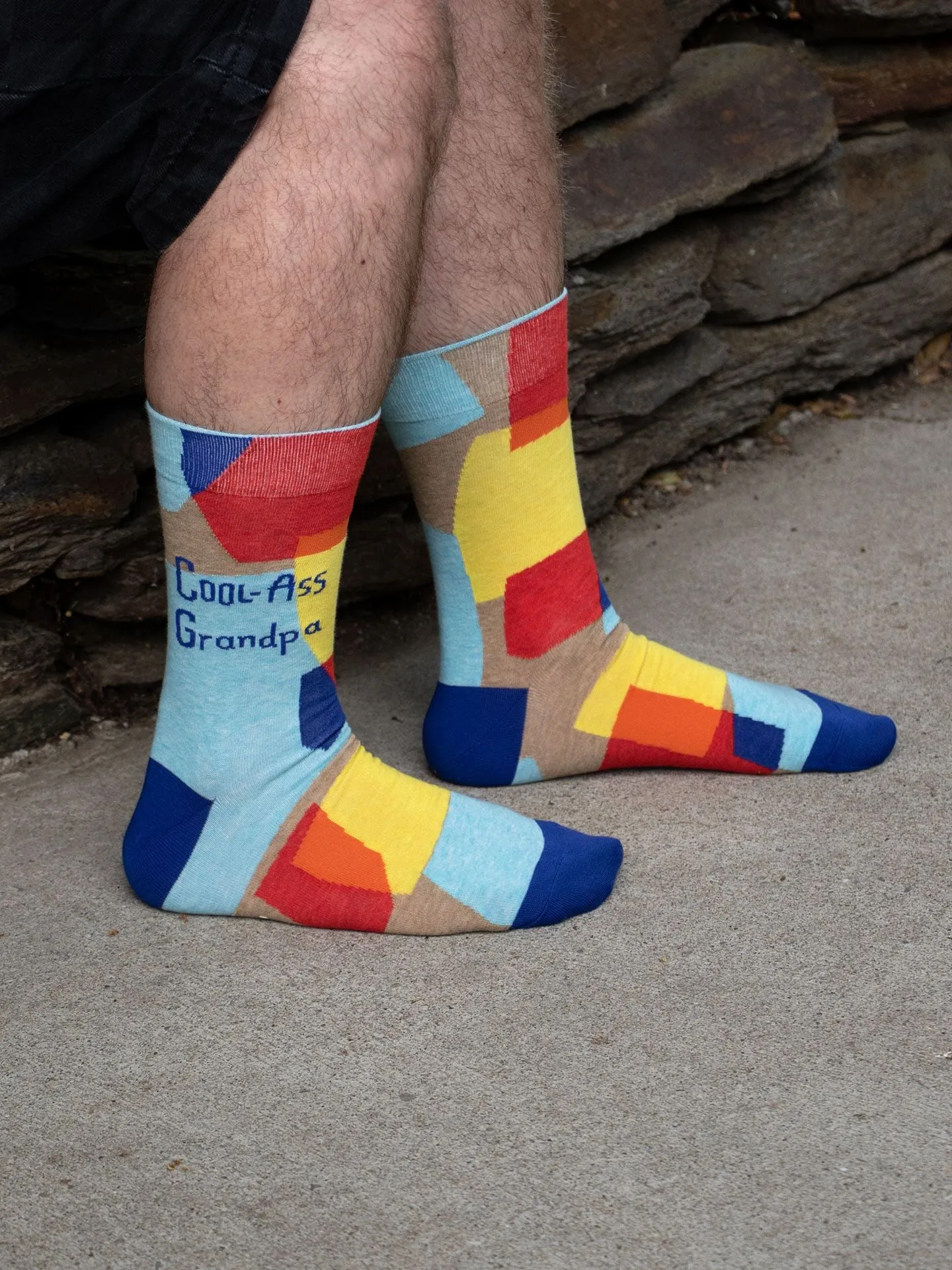 Cool-Ass Grandpa M-Crew Socks sold by Blue Q product image thumbnail 3