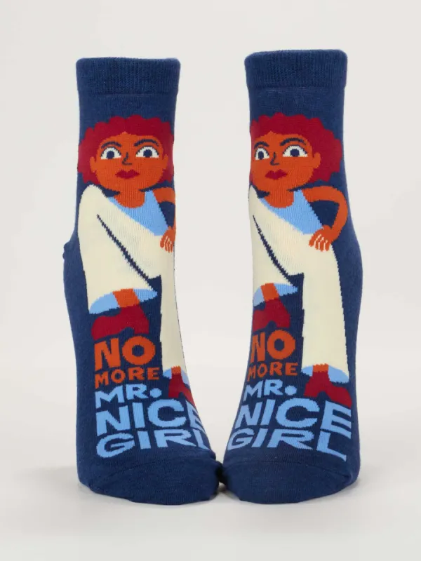 No More Mr. Nice Girl Ankle Socks sold by Blue Q