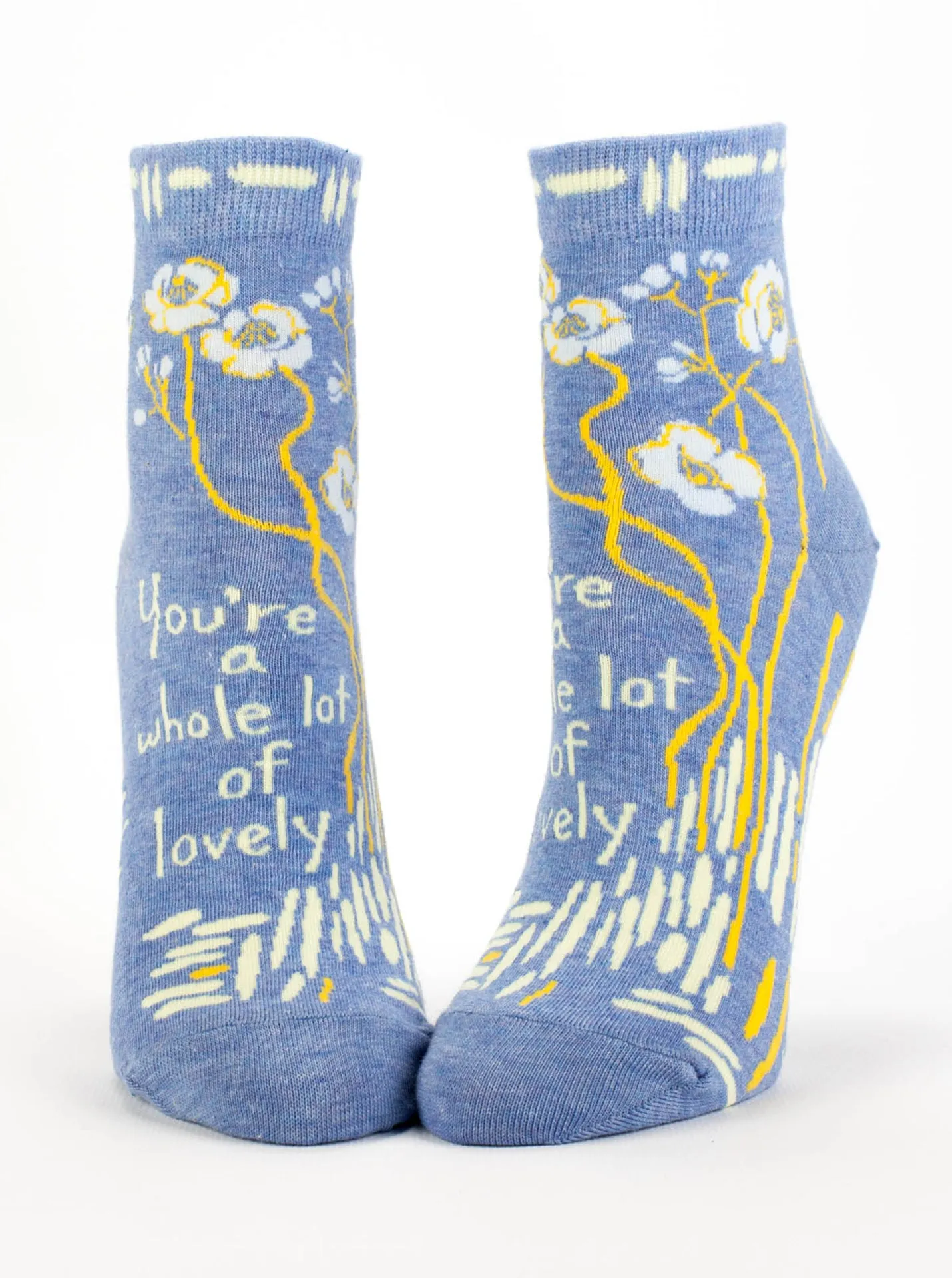 You're A Whole Lotta Lovely W-Ankle Socks sold by Blue Q