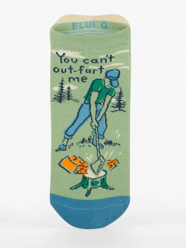 You Can't Out-Fart Me Sneaker Socks sold by Blue Q