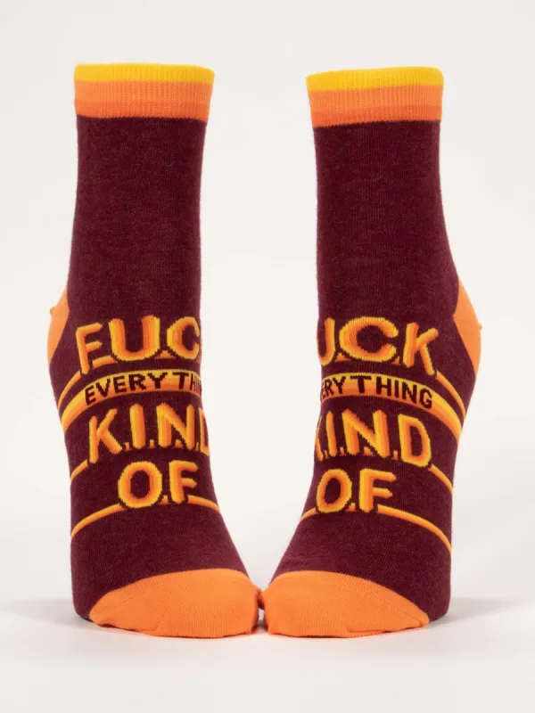 Fuck Everything Kind Of W-Ankle Socks sold by Blue Q
