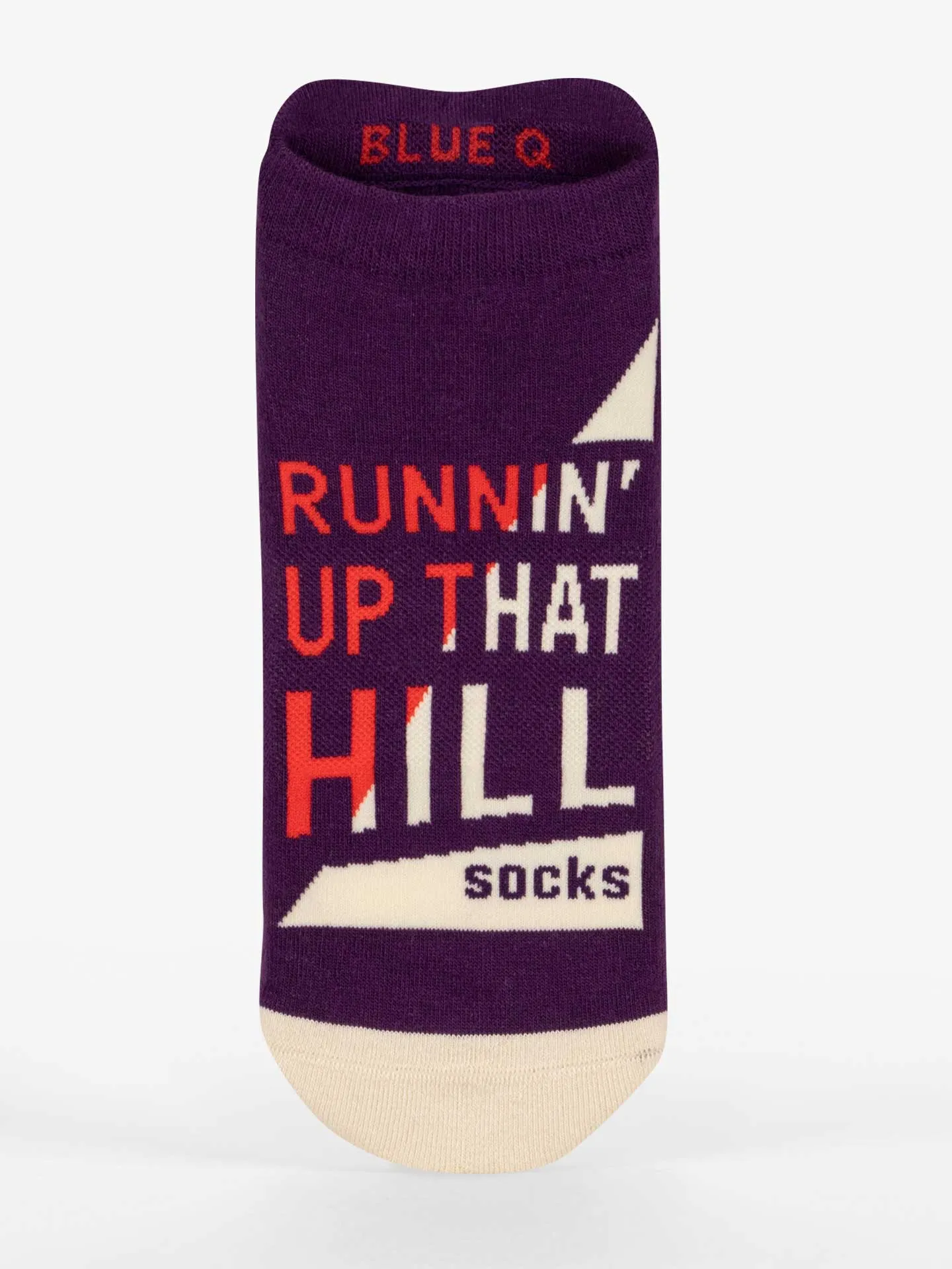Runnin' Up That Hill Sneaker Socks sold by Blue Q