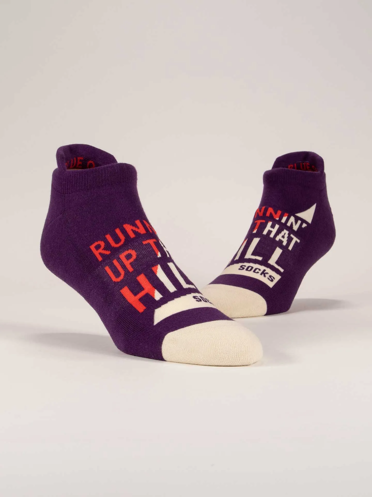 Runnin' Up That Hill Sneaker Socks sold by Blue Q product image thumbnail 2