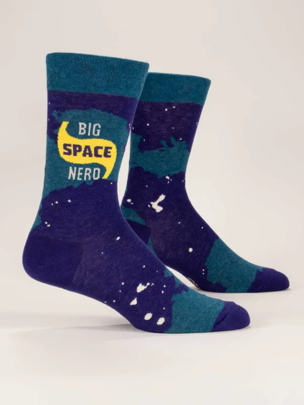 Big Space Nerd M-Crew Socks sold by Blue Q