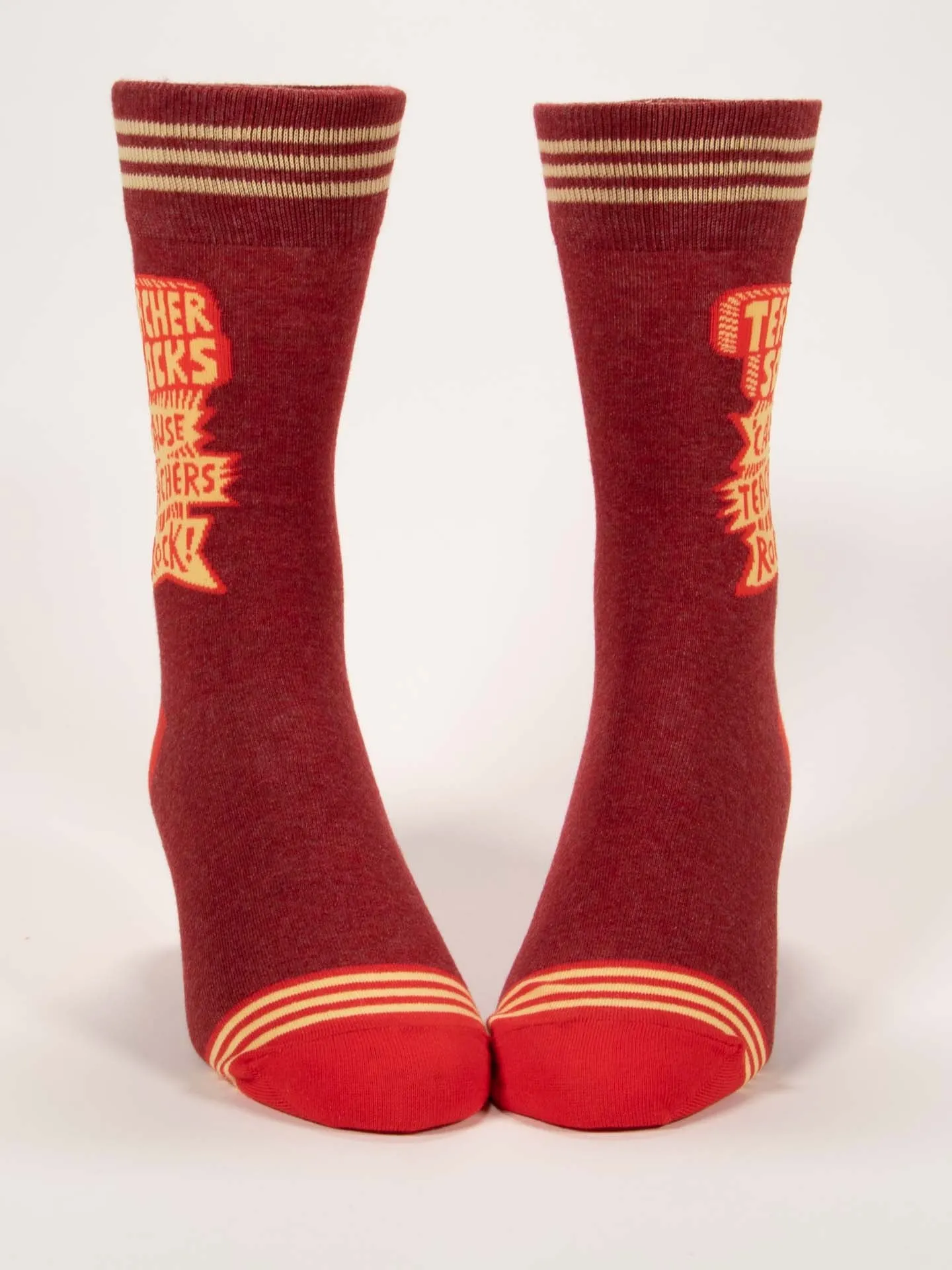 Teachers Socks 'Cause Teachers Rock! M-Crew Socks sold by Blue Q product image thumbnail 2