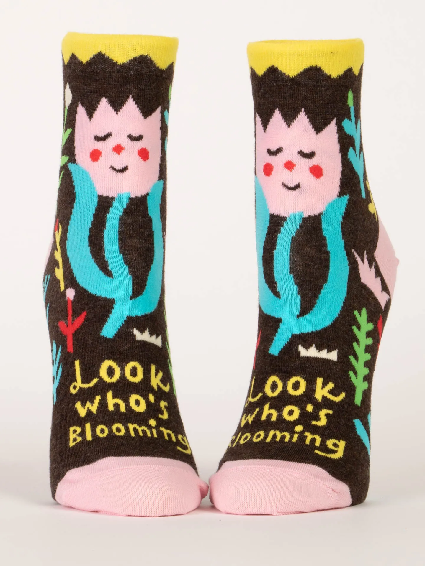 Look Who's Blooming W-Ankle Socks sold by Blue Q