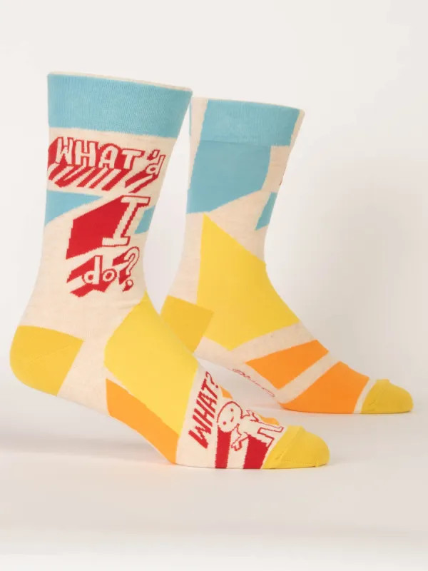 What'd I Do? M-Crew Socks sold by Blue Q