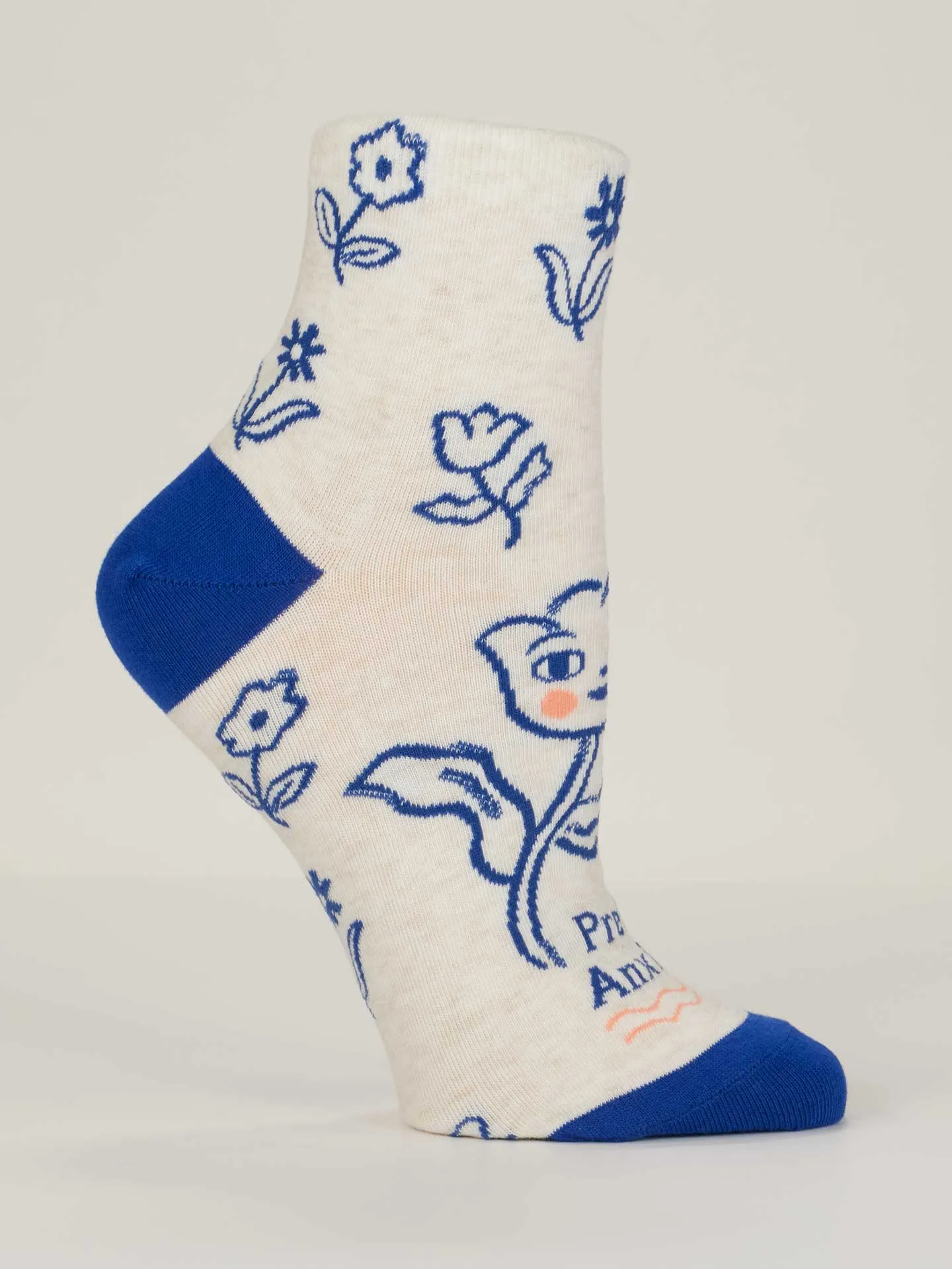 Pretty Anxious W-Ankle Socks sold by Blue Q product image thumbnail 2