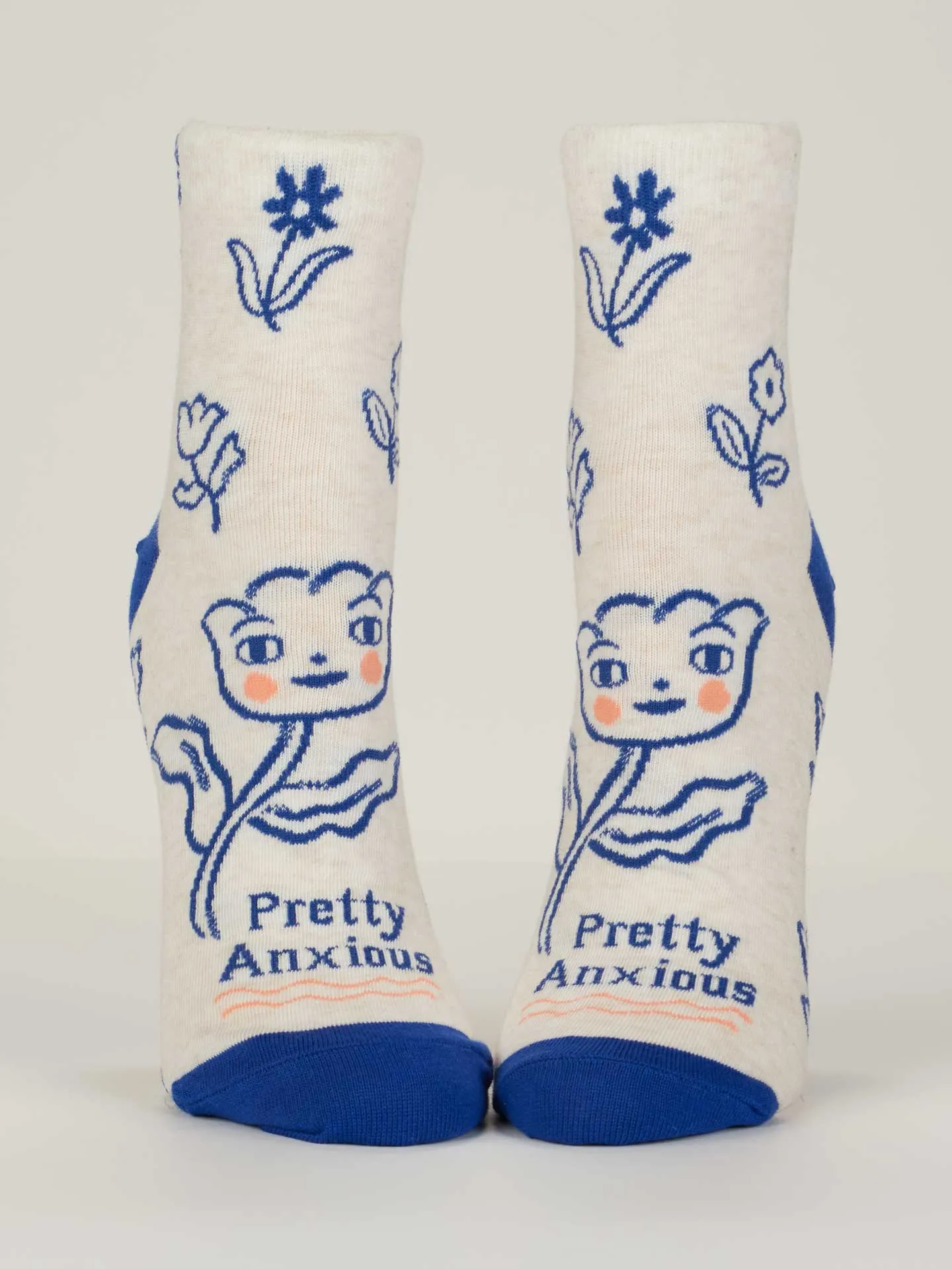 Pretty Anxious W-Ankle Socks sold by Blue Q