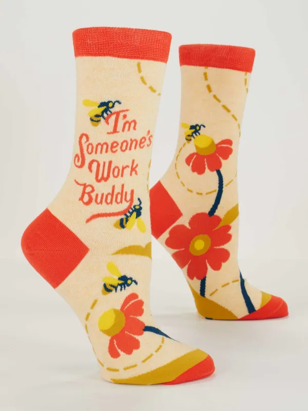 I'm Someone's Work Buddy Crew Socks sold by Blue Q