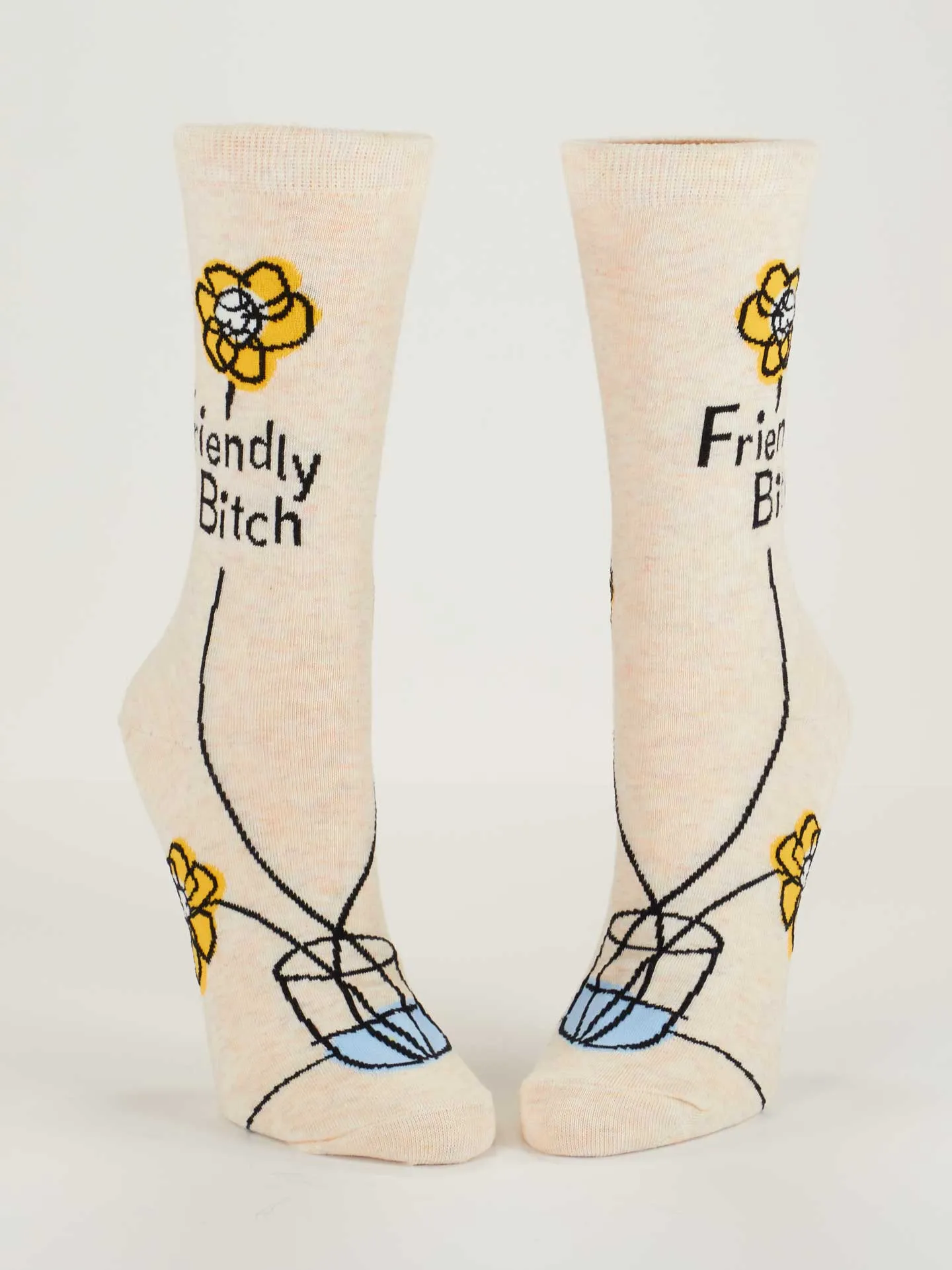 Friendly Bitch W-Crew Socks sold by Blue Q product image thumbnail 2