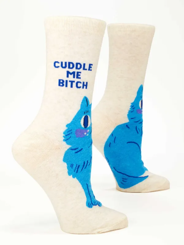 Cuddle Me Bitch Crew Socks sold by Blue Q