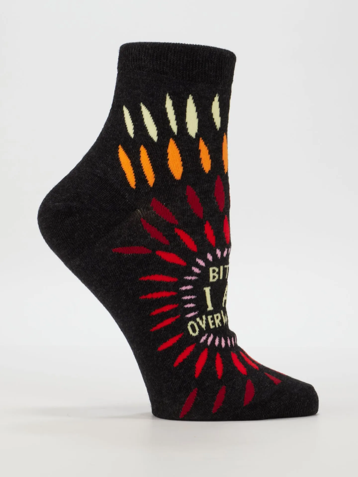Bitch I AM Overwhelmed W-Ankle Socks sold by Blue Q product image thumbnail 2