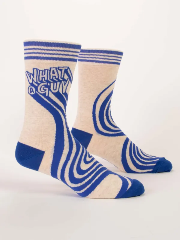 What A Guy M-Crew Socks sold by Blue Q
