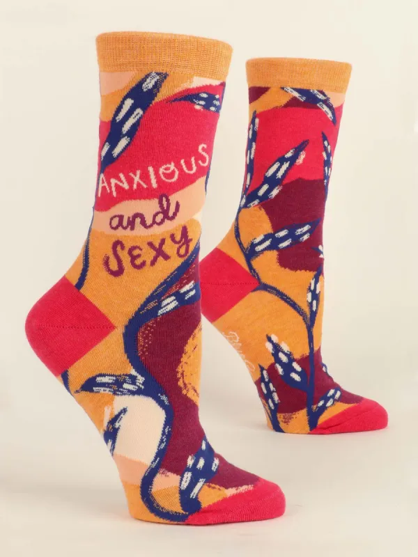 Anxious and Sexy W-Crew Socks sold by Blue Q